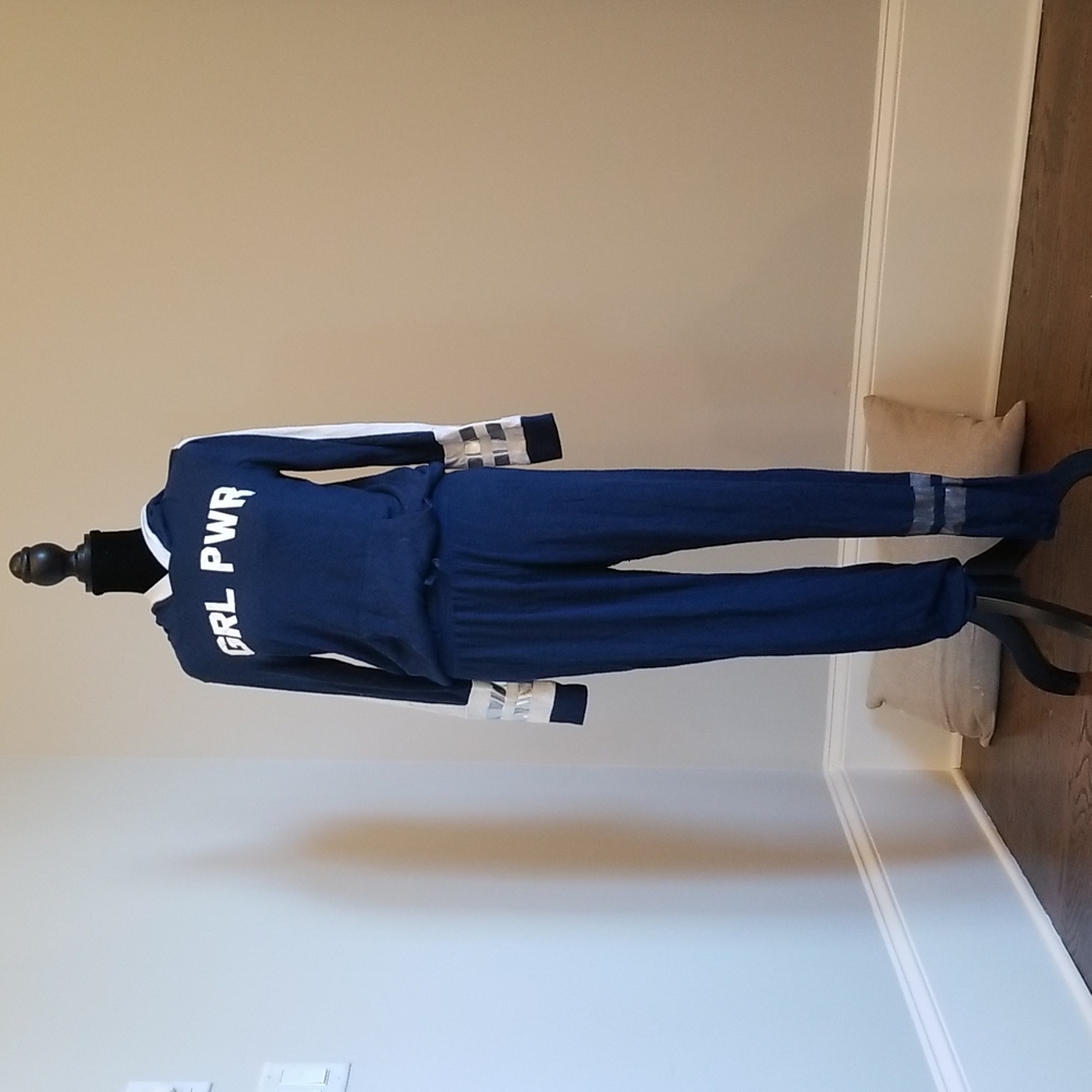 Kids navy matching set